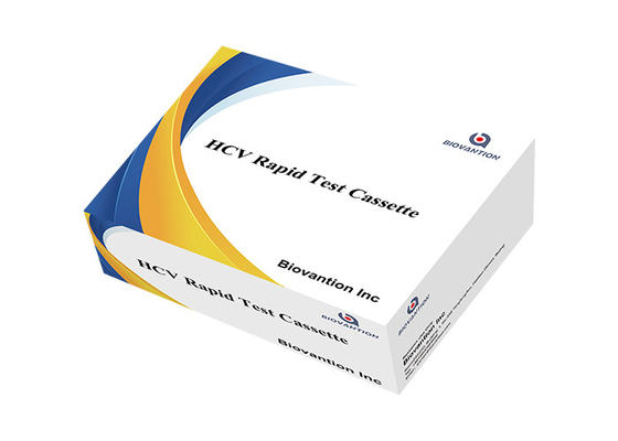 HCV 신속 검사 카세트 타입 콜로이드 금 검사 2-30 운송