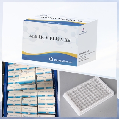 효소 면역 검사 반응기 C형 간염 바이러스 (HCV) 항체를 검출하는 엘리사 테스트 키트