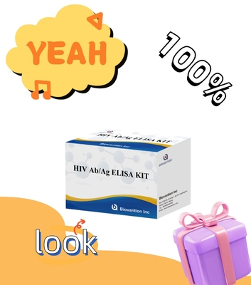 HIV Ab Ag Elisa 테스트 키트 18개월의 유효기간과 높은 민감성/특수성