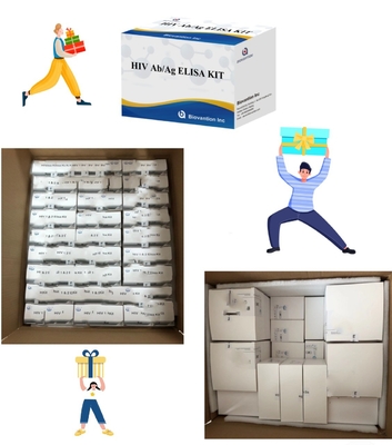 HIV Ab Ag Elisa 테스트 키트 18개월의 유효기간과 높은 민감성/특수성