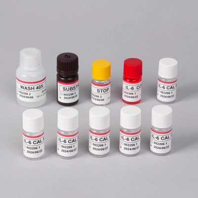 IL 6 ELISA 테스트 키트 1시간 검사 시간 96 테스트 IVD 실험실용 ELISA 키트