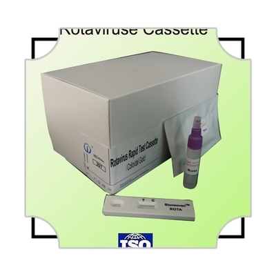 IVD 로타바이러스 급속 카세트 콜로이드 금 급속 검사 병원 진단 2-30C 유효기간 24 개월