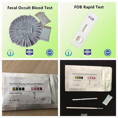 배설물 샘플 종류 FOB 배설물 은밀한 혈액 검사 키트 의료 검사 2-30C