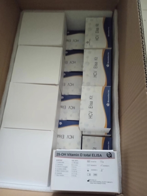 HCV ELISA 테스트 키트 정확한 테스트를 위해 교차 반응성이 없는 덩어리 샘플