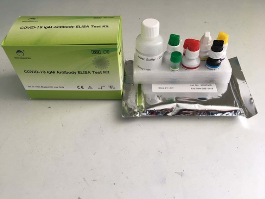 코로나19 IgG ELISA 테스트 키트 형식 키트 효소 연결 면역 흡수 검사
