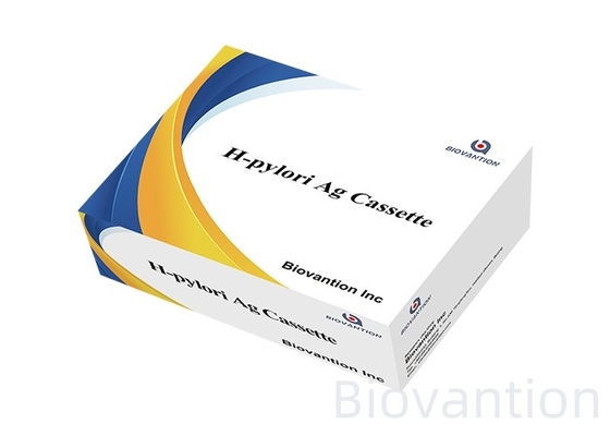 Hpylori Ag 인간 진단 반응기 동적 급속 테스트 카세트 / WB/S/P 샘플을 위한 스트립