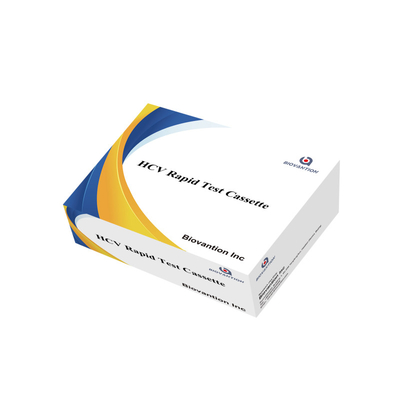 공장 가격 감수성 5-15분 HCV Ab 스트립 카세트 테스트 키트 빠른 결과를 위해