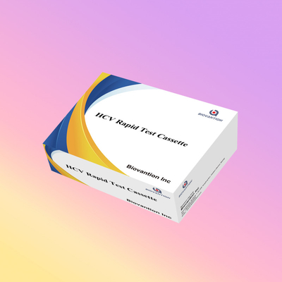 공장 가격 감수성 5-15분 HCV Ab 스트립 카세트 테스트 키트 빠른 결과를 위해