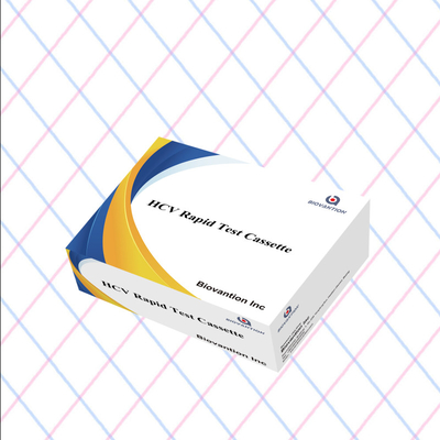 공장 가격 감수성 5-15분 HCV Ab 스트립 카세트 테스트 키트 빠른 결과를 위해