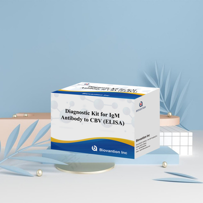 CBV igm ELISA KIT D 진단 반응기 18 개월 유효기간 효소 연결 면역 흡수 검사