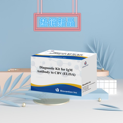 CBV igm ELISA KIT D 진단 반응기 18 개월 유효기간 효소 연결 면역 흡수 검사