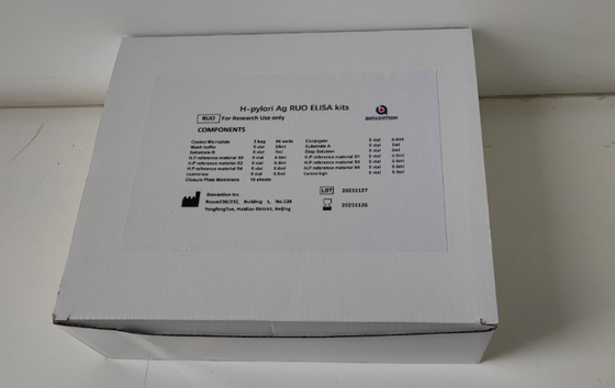 실험실 또는 병원 고정도 H.Pylori IgG Elisa 테스트 키트