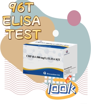 정확한 CRP 0.1-300 Mg/L 생물학적 물질의 민감한 검출을 위한 Elisa 테스트 키트