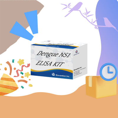 ELISA Dengue Ns1 테스트 키트 96 테스트 1시간 이내에 빠른 읽기 시간