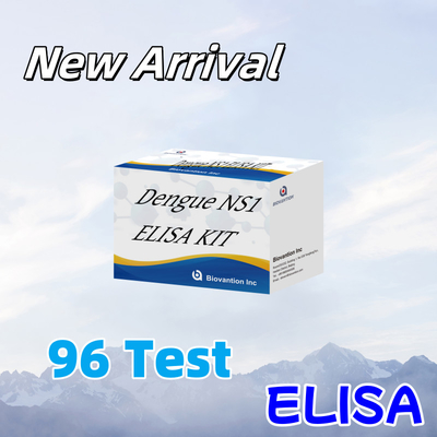 ELISA Dengue Ns1 테스트 키트 96 테스트 1시간 이내에 빠른 읽기 시간