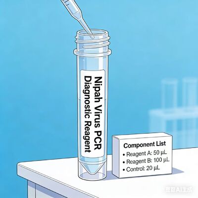 높은 감수성 니파 바이러스 실시간 RT-PCR 키트, 내부 제어 및 광범위한 호환성
