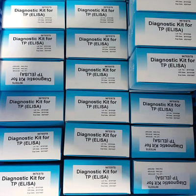 120 분 ISO13485 매독 Elisa 시험 키트 TP Elisa 96 시험은 장비를 갖춥니다