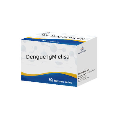 뎅기열 IgM ELISA 키트 96T 인간 뎅기열 바이러스 IgM 항체 정량 검출